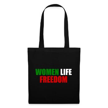 Women life freedom - Sac en tissu - noir - Devant