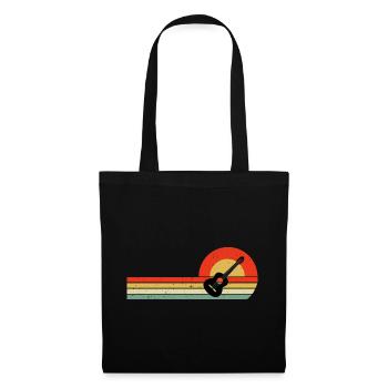 Guitariste acoustique Musicien Musicien Guitariste - Sac en tissu - noir - Devant