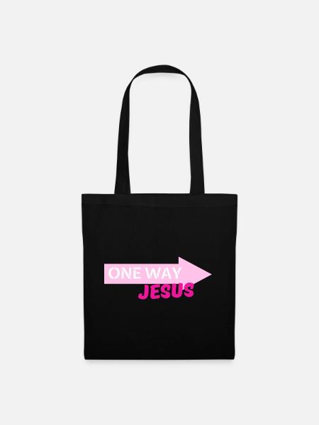 Einweg-Jesus-Pfeil - Stoffbeutel - Schwarz