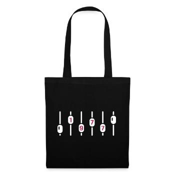 1977 Birthday Disco DJ Anniversary Sound Engineer - Sac en tissu - noir - Devant