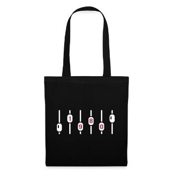 1980 Birthday Disco DJ Anniversary Sound Engineer - Tote Bag - black - Front