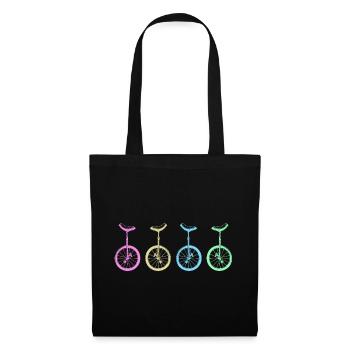 Unicycle Unicycle Unicycle Artist UnicycleVibes - Tote Bag - black - Front