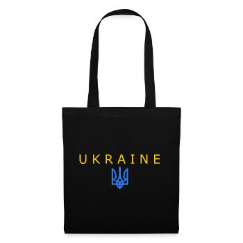 Ukraine - Sac en tissu - noir - Devant