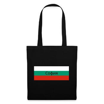 Sofia City in Bulgarian Flag - Tote Bag - black - Front