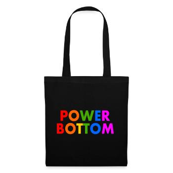 Power bottom - Tote Bag - black - Front