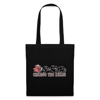Pig changes the rules! - Tote Bag - black - Front