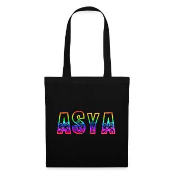Asya RS Arc-en-ciel - Sac en tissu - noir - Devant