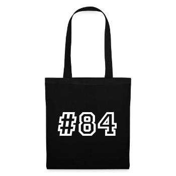 1984 Hashtag - Stoffbeutel - Schwarz - Vorne