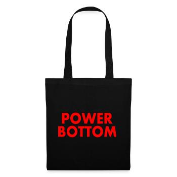 Power bottom - Tote Bag - black - Front