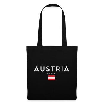 Flag of Austria, Austrian pride - Tote Bag - black - Front