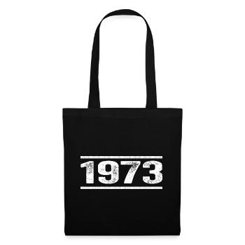 1973 Retro 1973 Geburtstag 1973 Vintage 1973 - Stoffbeutel - Schwarz - Vorne