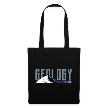 La géologie, c’est la vie - Sac en tissu - noir - Devant