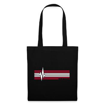 Battement de cœur Autriche ECG Autriche Autrichiens - Sac en tissu - noir - Devant