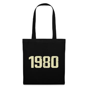 Jubilé 1980 - Sac en tissu - noir - Devant