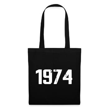 1974 - Awesome since 1974 - Tote Bag - black - Front