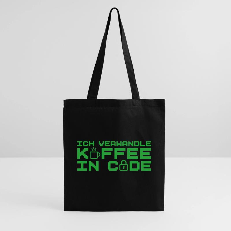 Informatik Verwandle Kaffee in Code Programmierer Stoffbeutel