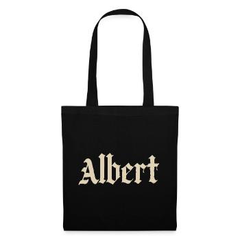 Albert Gothic Script  - Stoffbeutel - Schwarz - Vorne