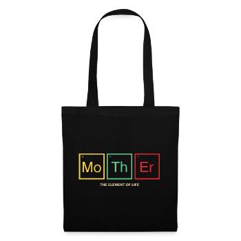 Mother Tableau périodique Don de Maman - Sac en tissu - noir - Devant
