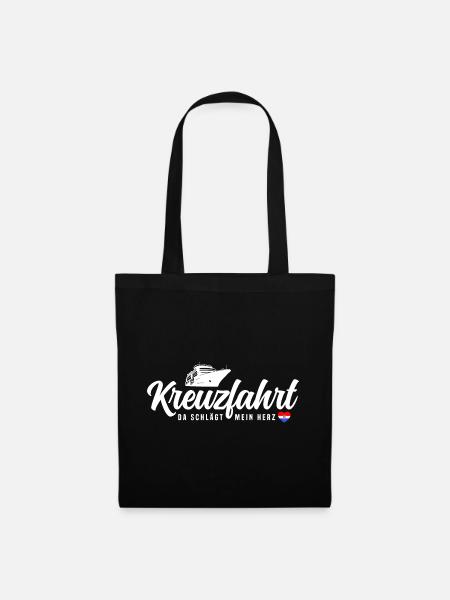 Kroatien Kreuzfahrt - Stoffbeutel - Schwarz