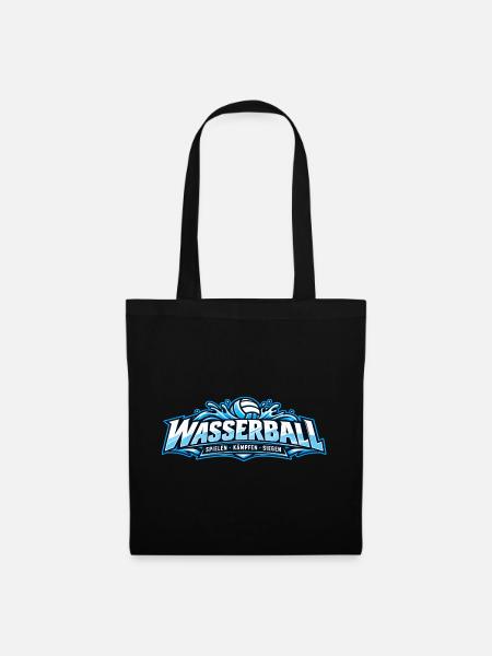 Wasserball Teamgeist Logo - Stoffbeutel - Schwarz