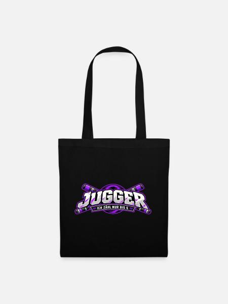 Jugger Zähle Bis 5 - Stoffbeutel - Schwarz