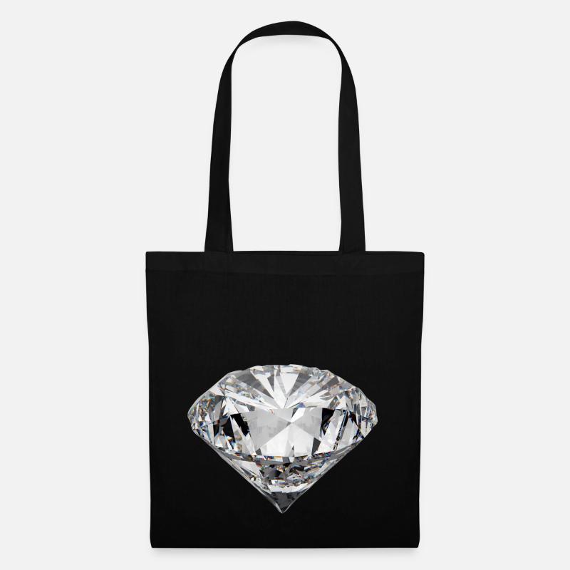 diamond - Tote Bag - black