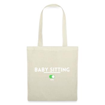 Baby sitting. babysitter gift babysitting - Tote Bag - nature - Front