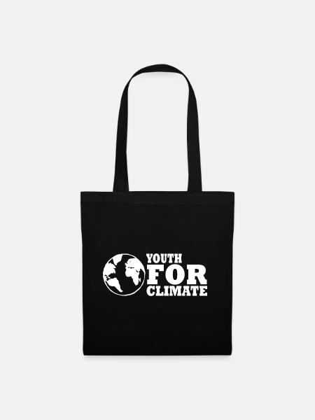 Youth for climate - Stoffbeutel - Schwarz