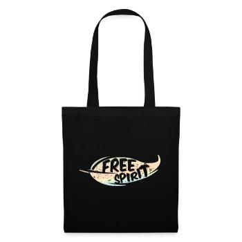 Free Spirit / - Stoffbeutel - Schwarz - Vorne