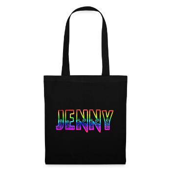 jenny rs rainbow - Tote Bag - black - Front