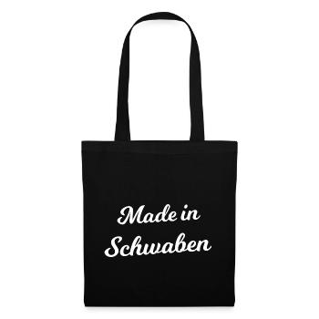 Fabriqué en Souabe - Sac en tissu - noir - Devant