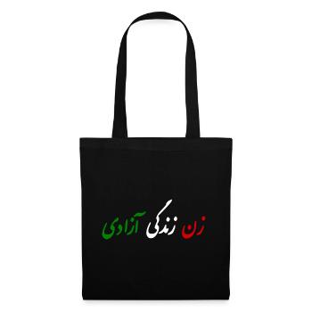 Women life freedom - Sac en tissu - noir - Devant