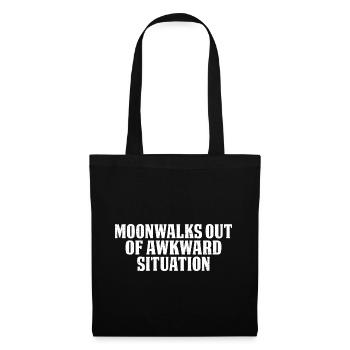 Moonwalks Out Of Awkward Situation 3 - Tote Bag - black - Front