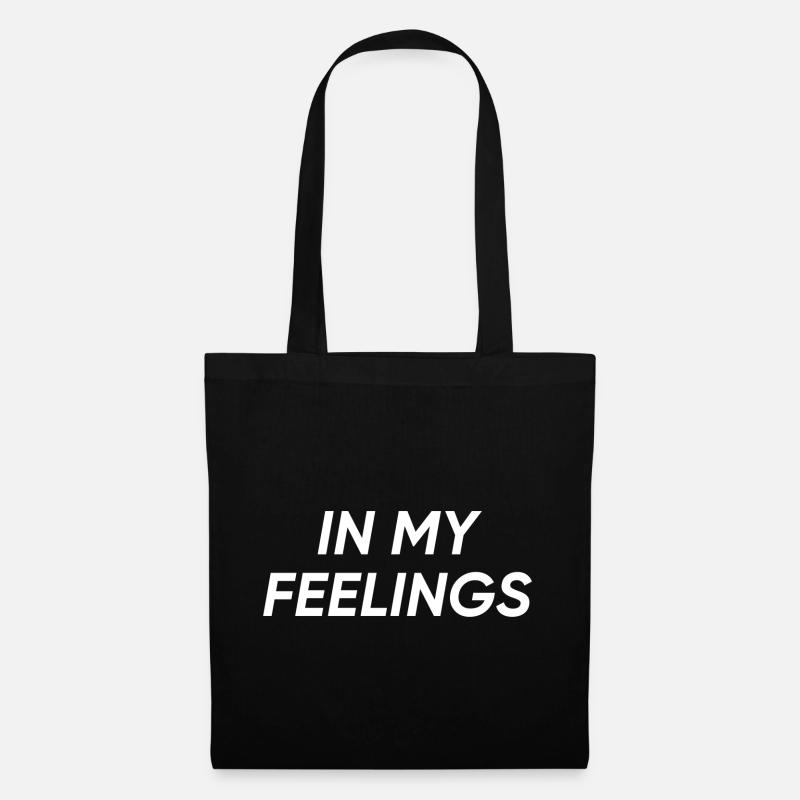 In my feelings - Stoffbeutel - Schwarz