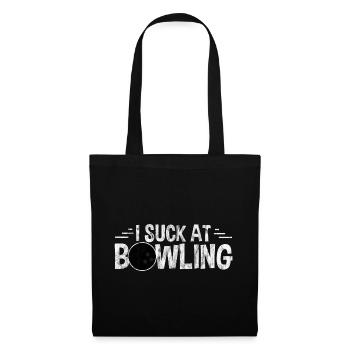 Je suce au bowling 3 - Sac en tissu - noir - Devant
