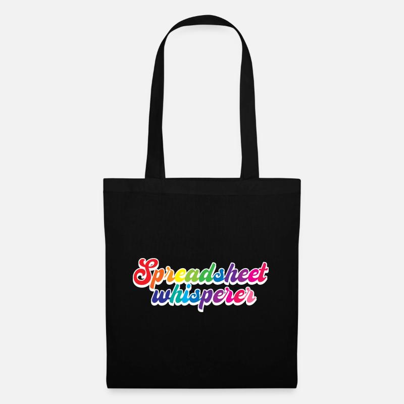Spreadsheet Whisperer - Stoffbeutel - Schwarz