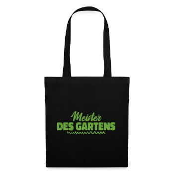 Meister Des Gartens - Stoffbeutel - Schwarz - Vorne