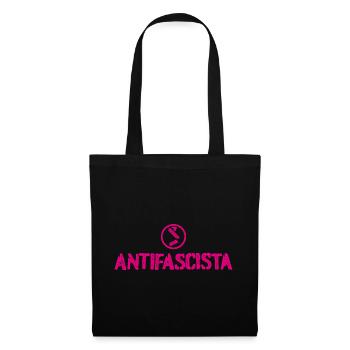 Antifasciste - Sac en tissu - noir - Devant
