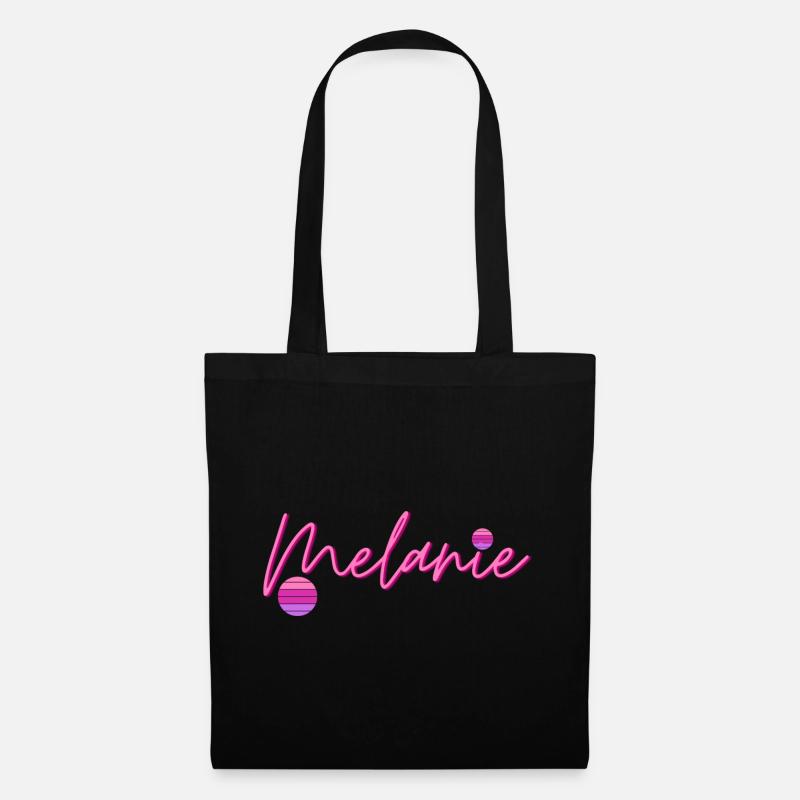 Mélanie Prénom - Sac en tissu - noir