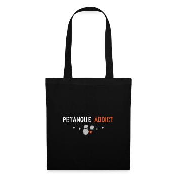 Petanque addict - Tote Bag - black - Front