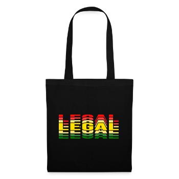 Legal Cannabis Pot High Weed Marijuana Hemp - Tote Bag - black - Front