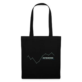 Tightrope walk Mountain hiking High altitude tour Summit Ferrata - Tote Bag - black - Front