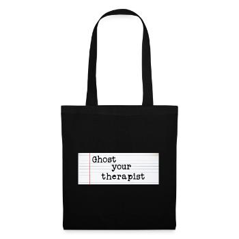 Ghost Your Therapist - Stoffbeutel - Schwarz - Vorne