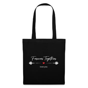 Pour Toujours Ensemble Je T'aime Amour Éternel - Sac en tissu - noir - Devant
