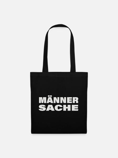 MÄNNERSACHE - Stoffbeutel - Schwarz