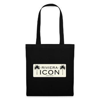 Riviera Icon Logo Black Beige - Tote Bag - black - Front