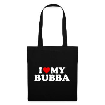Ich liebe meinen Bubba - Stoffbeutel - Schwarz - Vorne