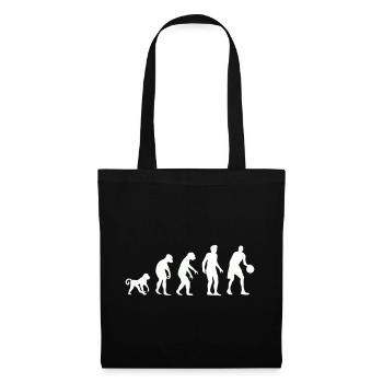 Evolution der Basketball-Progression - Stoffbeutel - Schwarz - Vorne