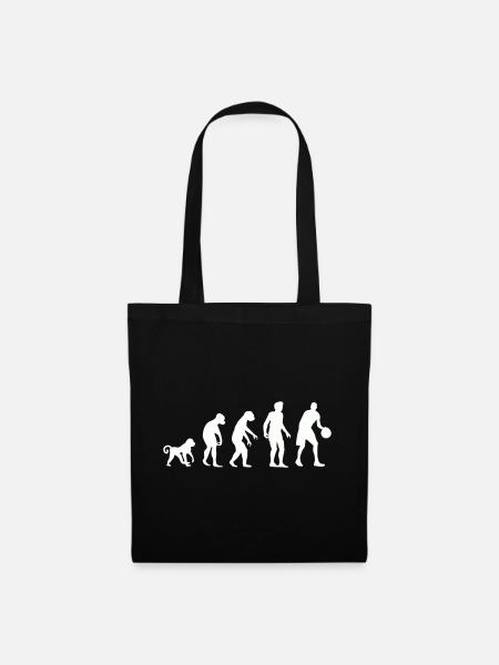 Evolution der Basketball-Progression - Stoffbeutel - Schwarz