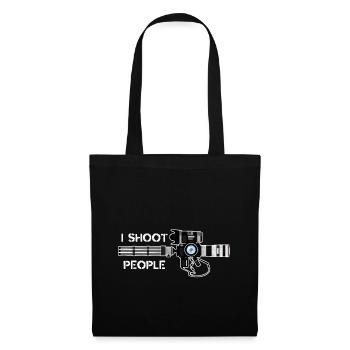 I Shoot People - Photography Photo Camera Photographer - Tote Bag - black - Front
